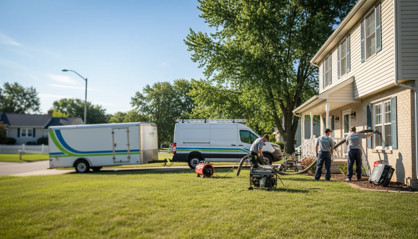 Flooded Basement Restoration And Cleanup With Repair in Ferguson, IA near me